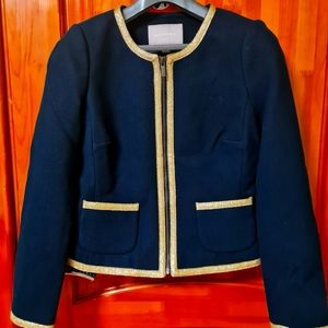 Banana Republic Jacket, US 0, Deep blue